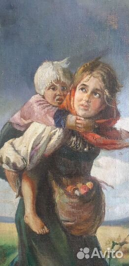 Картина маслом на холсте большая