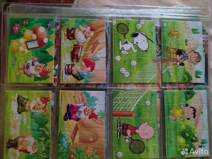 Файлы (биндер) для пазлов Киндер сюрприз