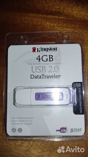 Flash память usb Kingston 4 GB