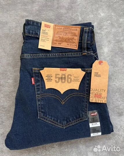 Levi's 506 Premium Новые премиум с зелёнцой