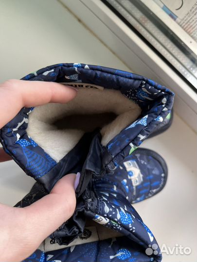 Сапоги зимние на мальчика 24 размер