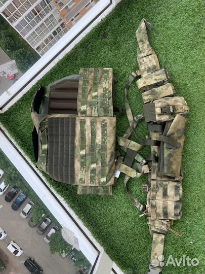 Бронежилет плитник, пояс тактический, рпс