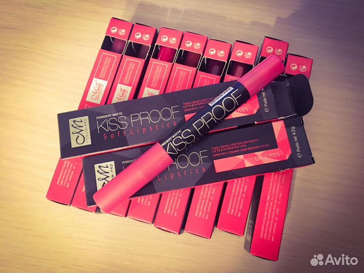 Не смываемая памада Kiss Proof