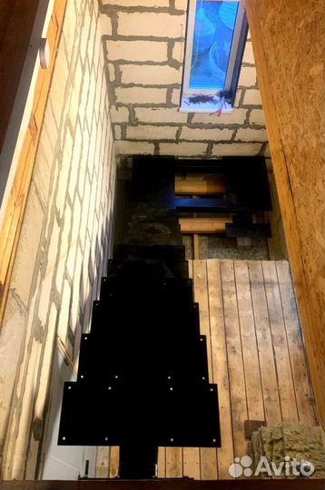 Металлокаркас для лестницы 