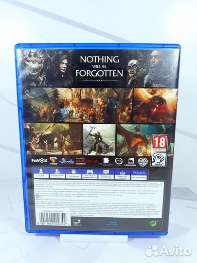 PS4 Средиземье Тени Войны Shadow Of War б/у