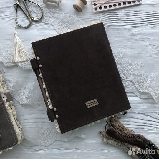 Бохо блокнот/ записная книжка с вышивкой