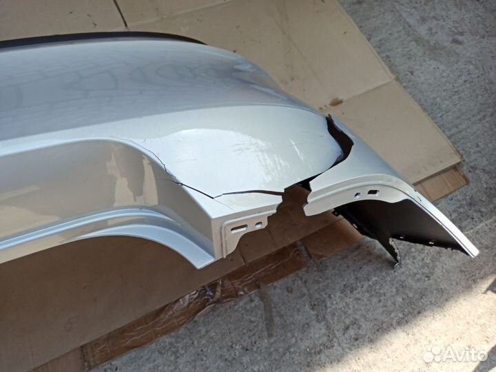 Бампер задний Шкода Рапид