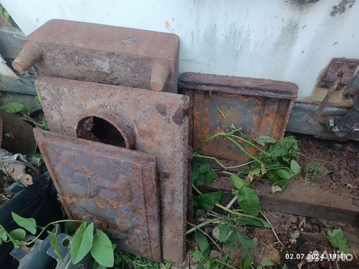 Печь буржуйка чугунная разборная