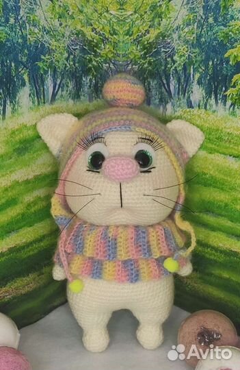 Котики мягкая игрушка