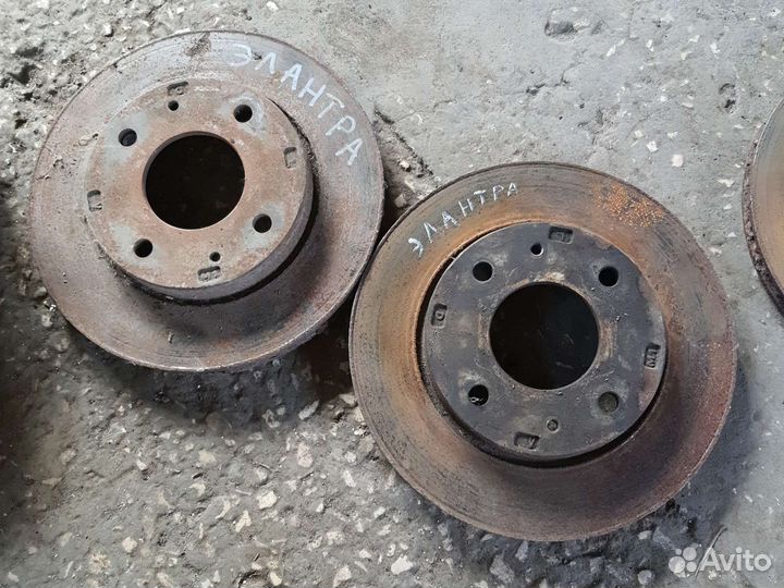 Тормозные диски hyundai elantra XD