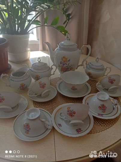 Чайный сервиз kahla гдр на 6 персон