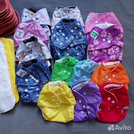 Многоразовые подгузники с вкладышами