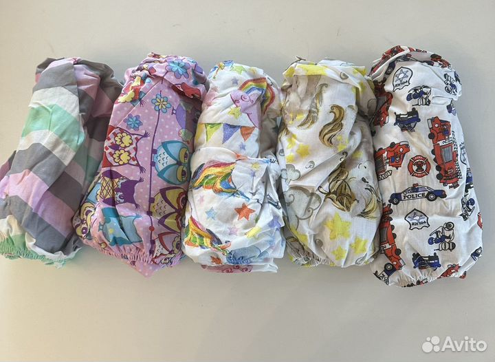 Простынь на резинке 120*60 см