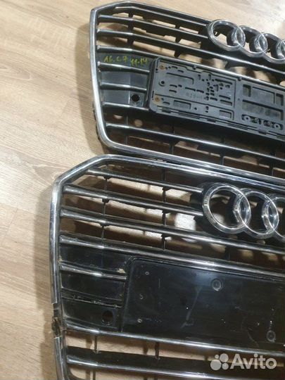 Решетка бампера передняя Audi A6 С 7 2012