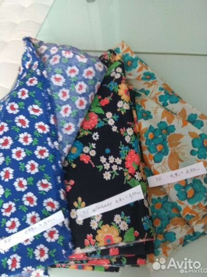 Отрезы тканей времён СССР