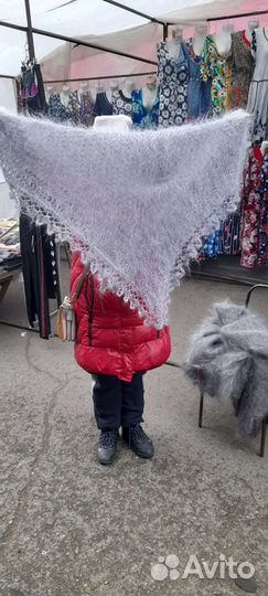 Оренбургский пуховый платок,шаль,косынка, шарф