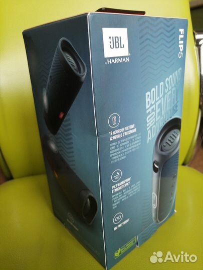 Портативная колонка JBL Flip 5 Blue новая