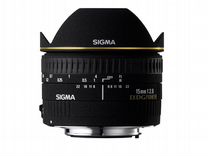 Объектив Sigma AF 15mm f/2.8 EX DG diagonal fishey