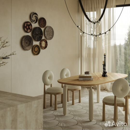 Стул со спинкой в виде круга Bagel