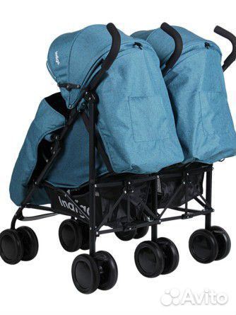 Прогулочная коляска для двойни Indigo