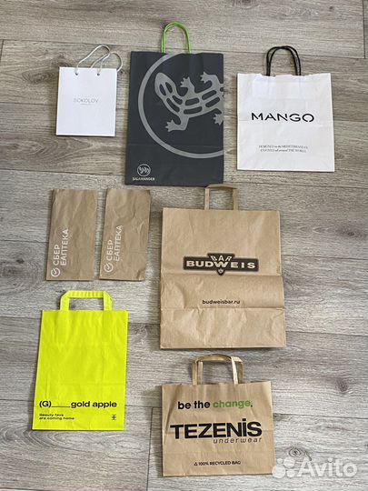 Брендовые крафт пакеты