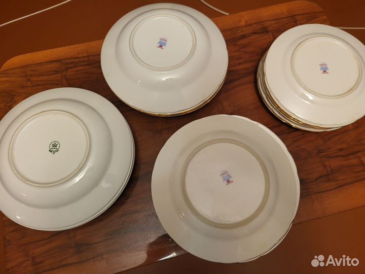 Столовый сервиз гдр и Япония (тарелки)