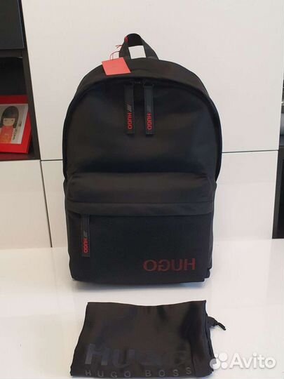 Рюкзак чёрный hugo boss
