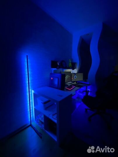 Лампа напольная,торгер,RGB светильник