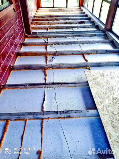 Замена пола в доме утепление пола