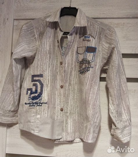 Рубашка для мальчика 128