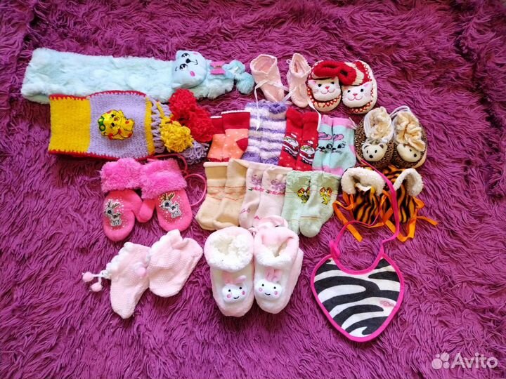 Большой пакет вещей на девочку