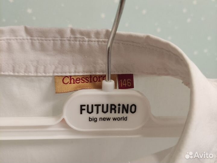 Блузка белая школьная 146