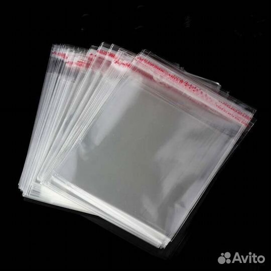 Пакеты с клеевым клапаном, zip lock, с бегунком