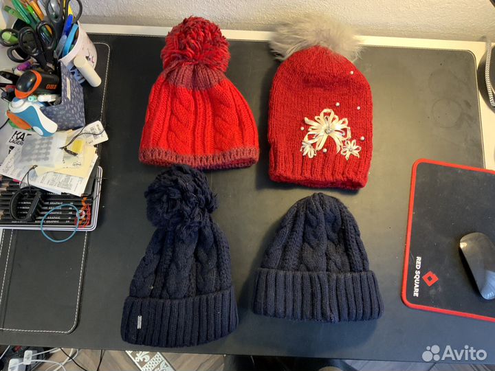 Шапки детские для девочки и женские
