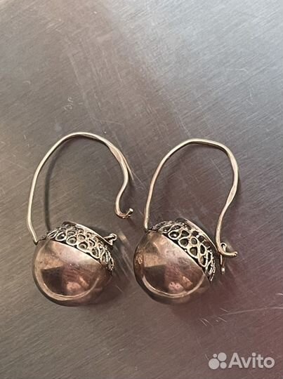 Серьги золотые 583 проба.ссср