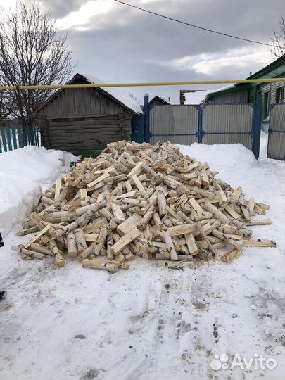 Дрова березовые колотые
