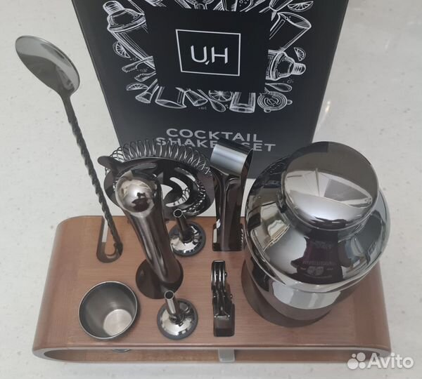 Набор для коктейлей нержавеющая сталь
