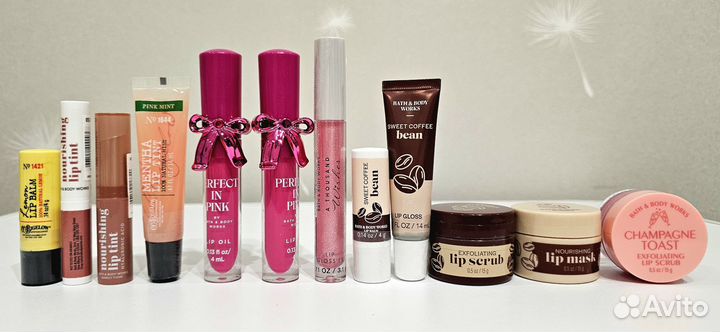 Средства для губ Bath and Body Works