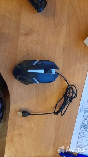 Мышь проводная с подсветкой