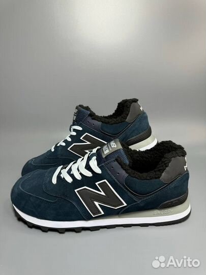 Кроссовки мужские великаны new balance 574 зимние