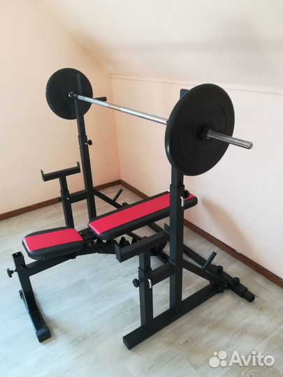 Тренажер Скамья Брусья Стойки со страховкой