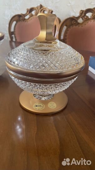 Ваза. Чехия. Ручная работа. Tom Bohemia