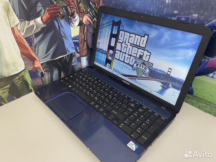Шустрый ноутбук Toshiba 4gb/SSD/intel