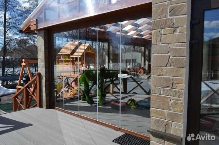 Безрамное остекление