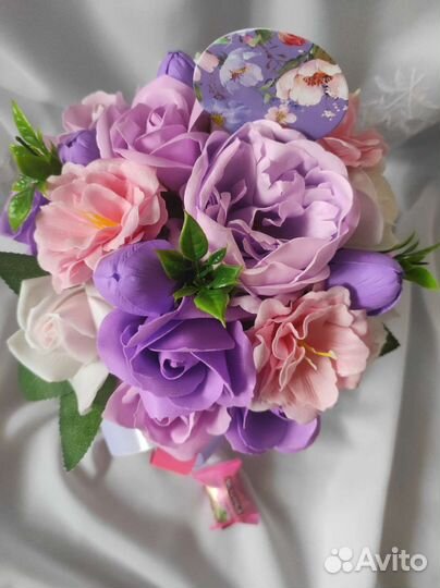 Мыльные цветы букет