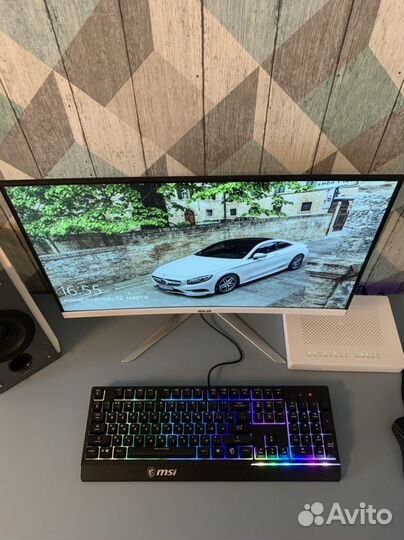 Игровой Asus 165гц изогнутый монитор