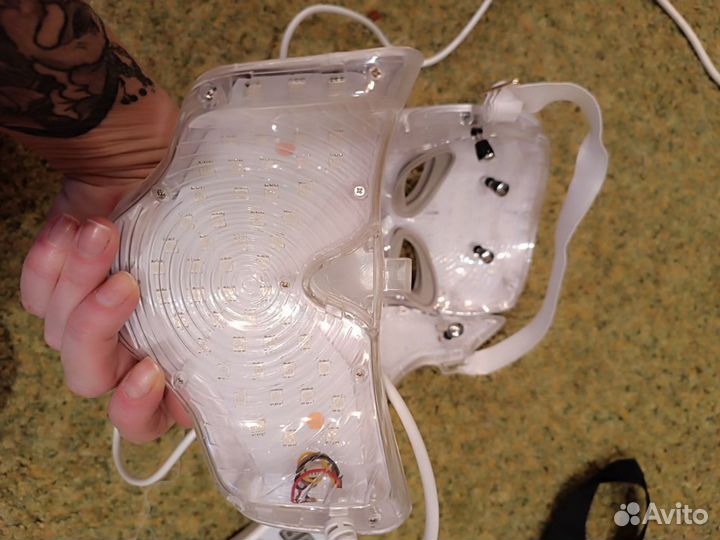 Светодиодная LED маска с микротоками