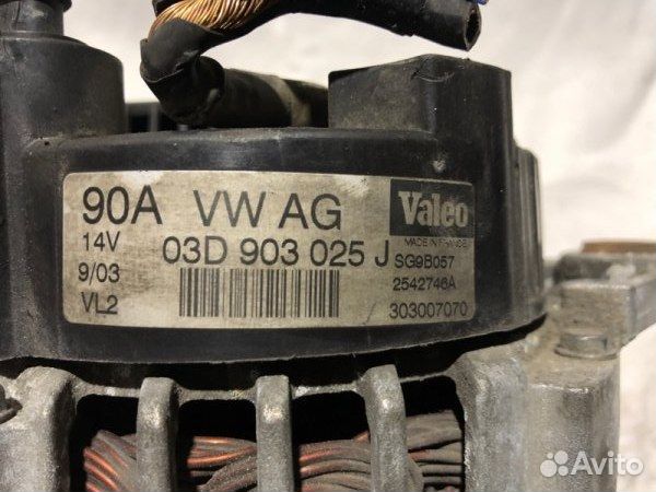 Генератор Skoda Fabia Rapid Roomster Polo Fox