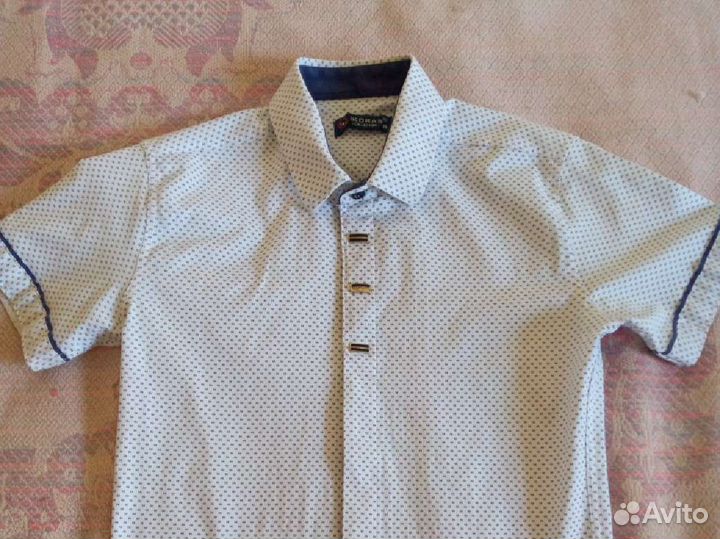 Рубашка на мальчика в школу размер 128