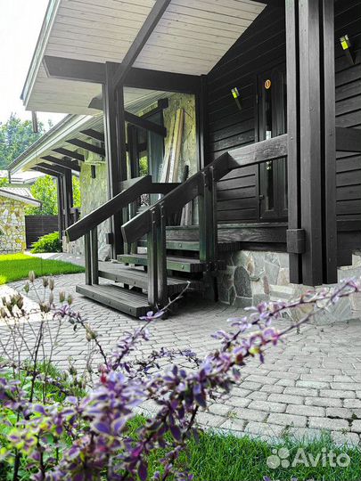 Лестница на металлокаркасе / Купить лестницу